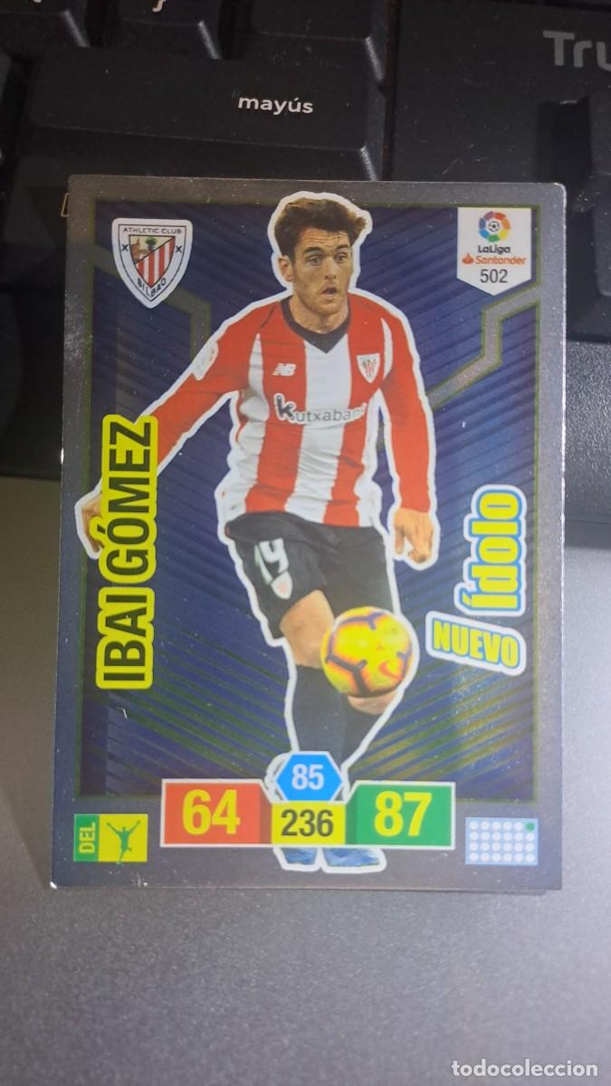 Coleccionismo cromos antiguos: ADRENALYN XL IBAI GOMEZ NUEVO IDOLO 502 ATHLETIC CLUB DE BILBAO CROMO LIGA 2018 2019 18 19 PANINI