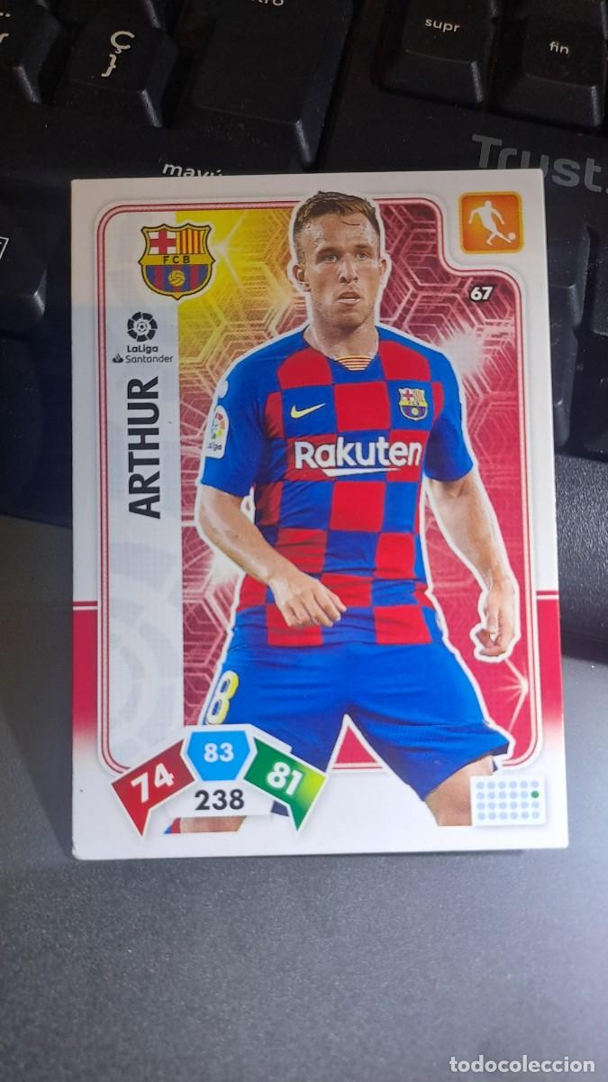 Coleccionismo cromos antiguos: ADRENALYN XL ARTHUR 67 BARCELONA CROMO LIGA 2019 2020 19 20 PANINI