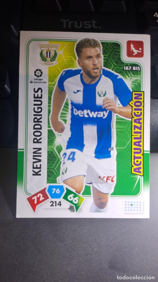 Coleccionismo cromos antiguos: ADRENALYN XL KEVIN RODRIGUES 187 BIS ACTUALIZACION LEGANES CROMO LIGA 2019 2020 19 20 PANINI