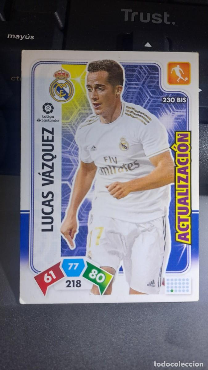 Coleccionismo cromos antiguos: ADRENALYN XL LUCAS VAZQUEZ 230 BIS ACTUALIZACION REAL MADRID CROMO LIGA 2019 2020 19 20 PANINI