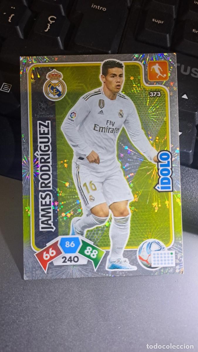 Coleccionismo cromos antiguos: ADRENALYN XL JAMES RODRIGUEZ 373 IDOLO REAL MADRID CROMO LIGA 2019 2020 19 20 PANINI