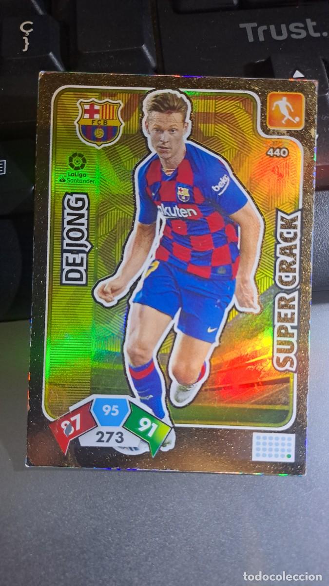 Coleccionismo cromos antiguos: ADRENALYN XL DE JONG 440 SUPER CRACK BARCELONA CROMO LIGA 2019 2020 19 20 PANINI