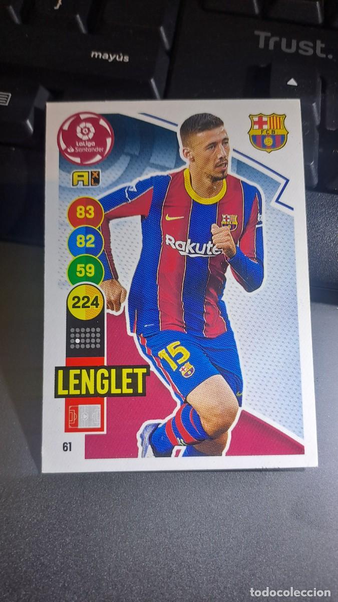 Coleccionismo cromos antiguos: ADRENALYN XL LENGLET 61 BARCELONA CROMO LIGA 2020 2021 20 21 PANINI