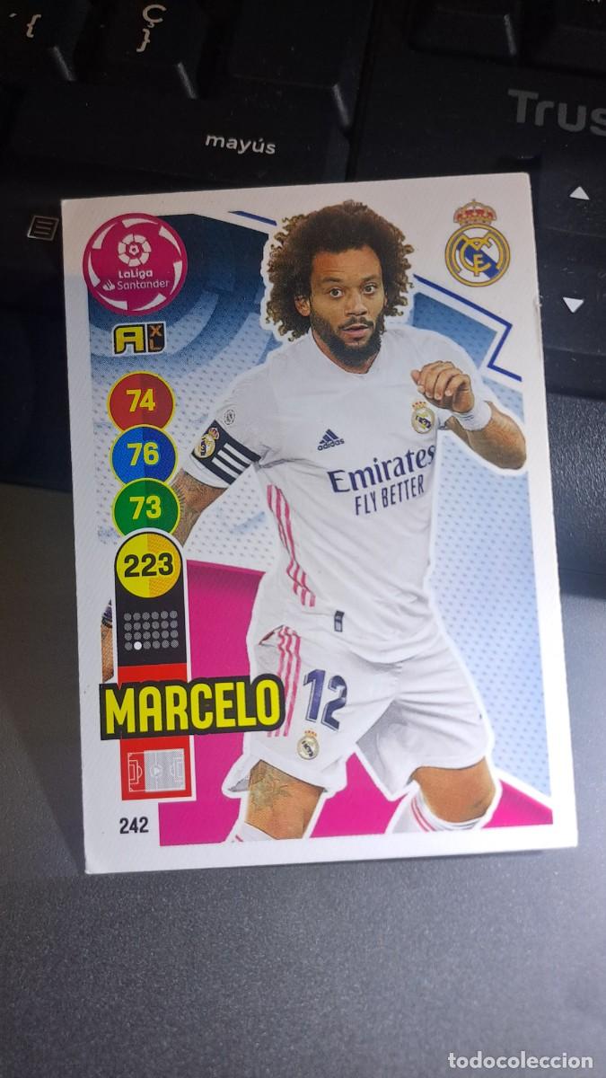 Coleccionismo cromos antiguos: ADRENALYN XL MARCELO 242 REAL MADRID CROMO LIGA 2020 2021 20 21 PANINI