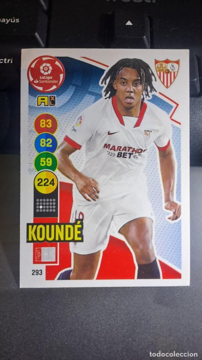Coleccionismo cromos antiguos: ADRENALYN XL KOUNDE 293 SEVILLA CROMO LIGA 2020 2021 20 21 PANINI