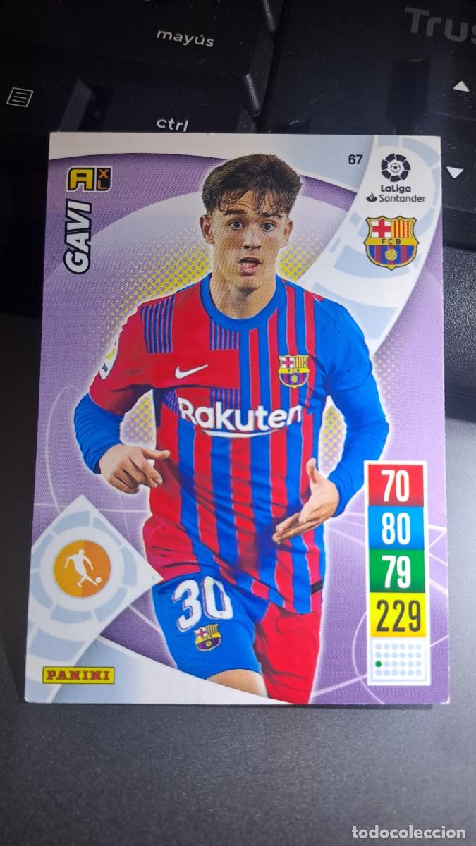 Coleccionismo cromos antiguos: ADRENALYN XL GAVI 67 BARCELONA CROMO LIGA 2021 2022 21 22 PANINI