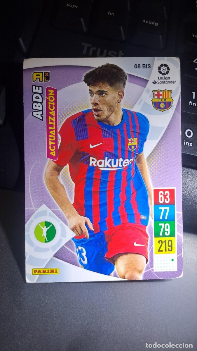 Coleccionismo cromos antiguos: ADRENALYN XL ABDE 68 BIS ACTUALIZACION BARCELONA CROMO LIGA 2021 2022 21 22 PANINI