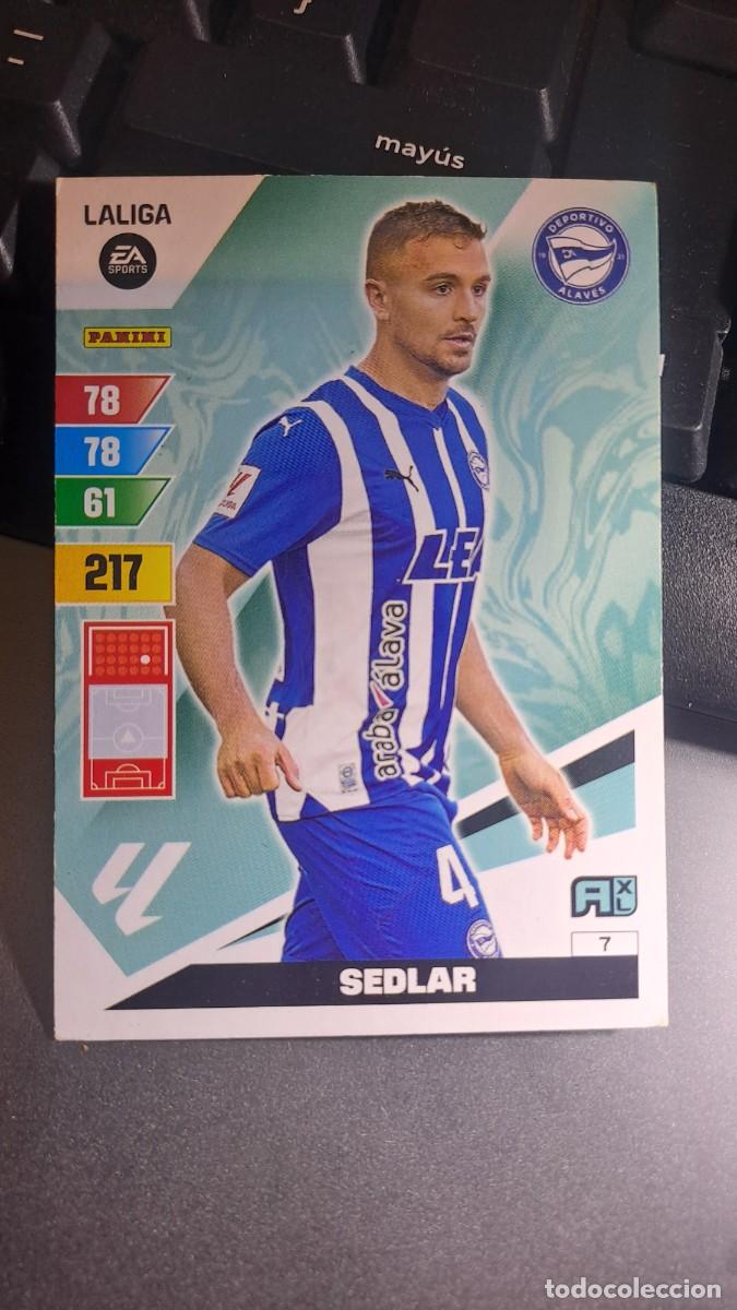 Coleccionismo cromos antiguos: ADRENALYN XL SEDLAR 7 ALAVES CROMO LIGA 2023 2024 23 24 PANINI