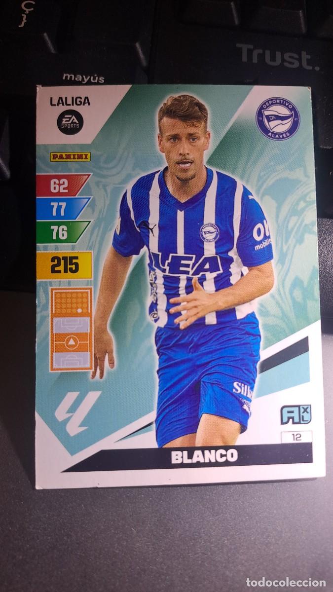 Coleccionismo cromos antiguos: ADRENALYN XL BLANCO 12 ALAVES CROMO LIGA 2023 2024 23 24 PANINI