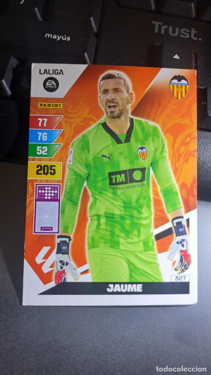 Coleccionismo cromos antiguos: ADRENALYN XL JAUME 327 VALENCIA CROMO LIGA 2023 2024 23 24 PANINI