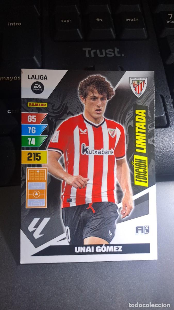 Coleccionismo cromos antiguos: ADRENALYN XL UNAI GOMEZ EDICION LIMITADA ATHLETIC CLUB DE BILBAO CROMO LIGA 2023 2024 23 24 PANINI