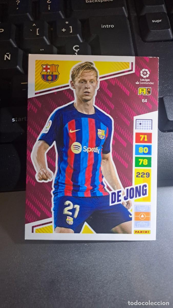 Coleccionismo cromos antiguos: ADRENALYN XL DE JONG 64 BARCELONA CROMO LIGA 2022 2023 22 23 PANINI