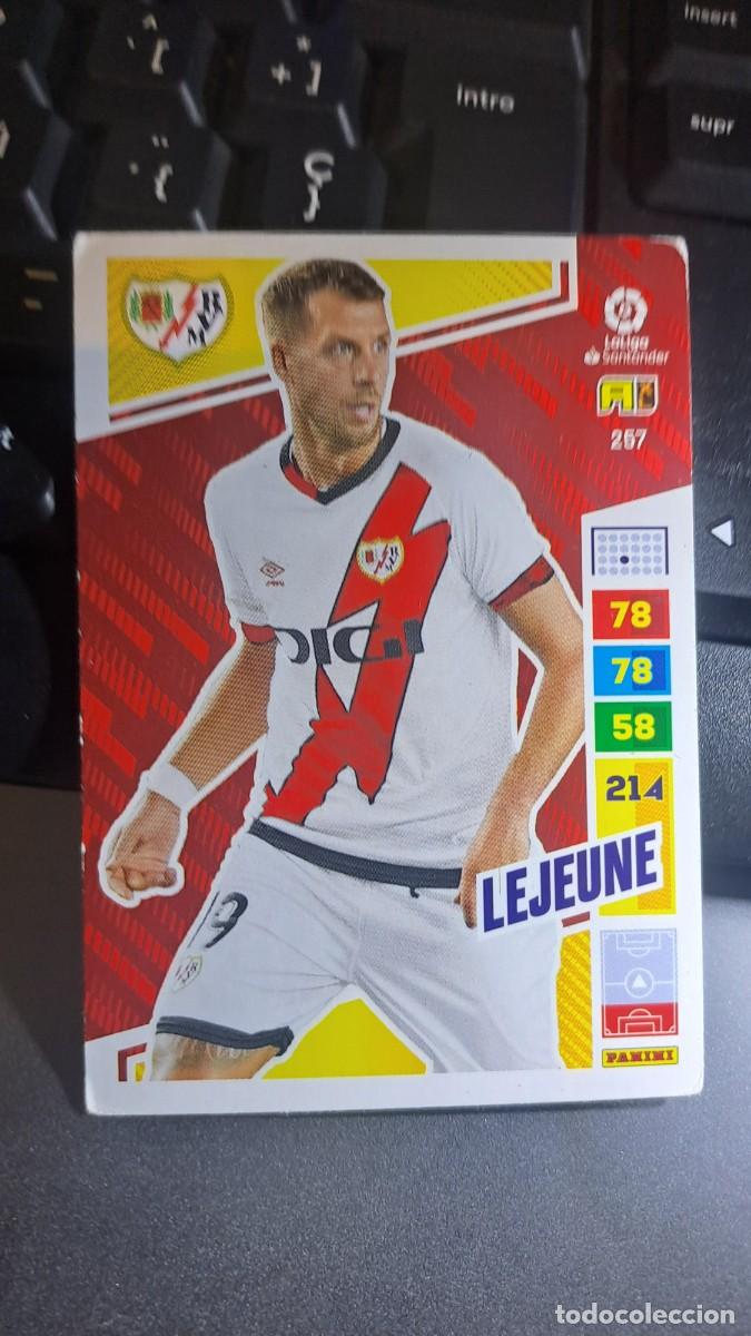 Coleccionismo cromos antiguos: ADRENALYN XL LEJEUNE 257 RAYO VALLECANO CROMO LIGA 2022 2023 22 23 PANINI