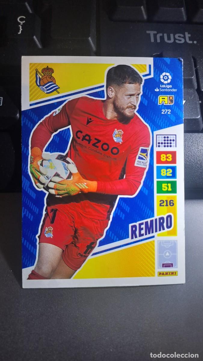 Coleccionismo cromos antiguos: ADRENALYN XL REMIRO 272 REAL SOCIEDAD CROMO LIGA 2022 2023 22 23 PANINI