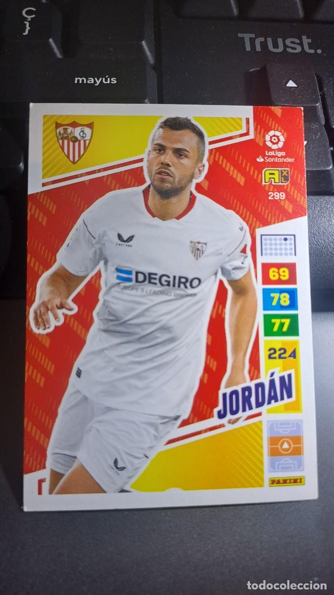 Coleccionismo cromos antiguos: ADRENALYN XL JORDAN 299 SEVILLA CROMO LIGA 2022 2023 22 23 PANINI