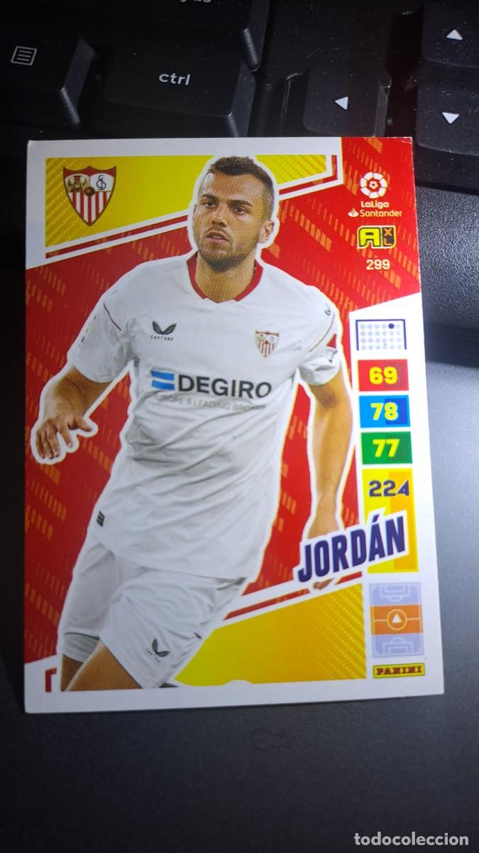 Coleccionismo cromos antiguos: ADRENALYN XL JORDAN 299 SEVILLA CROMO LIGA 2022 2023 22 23 PANINI