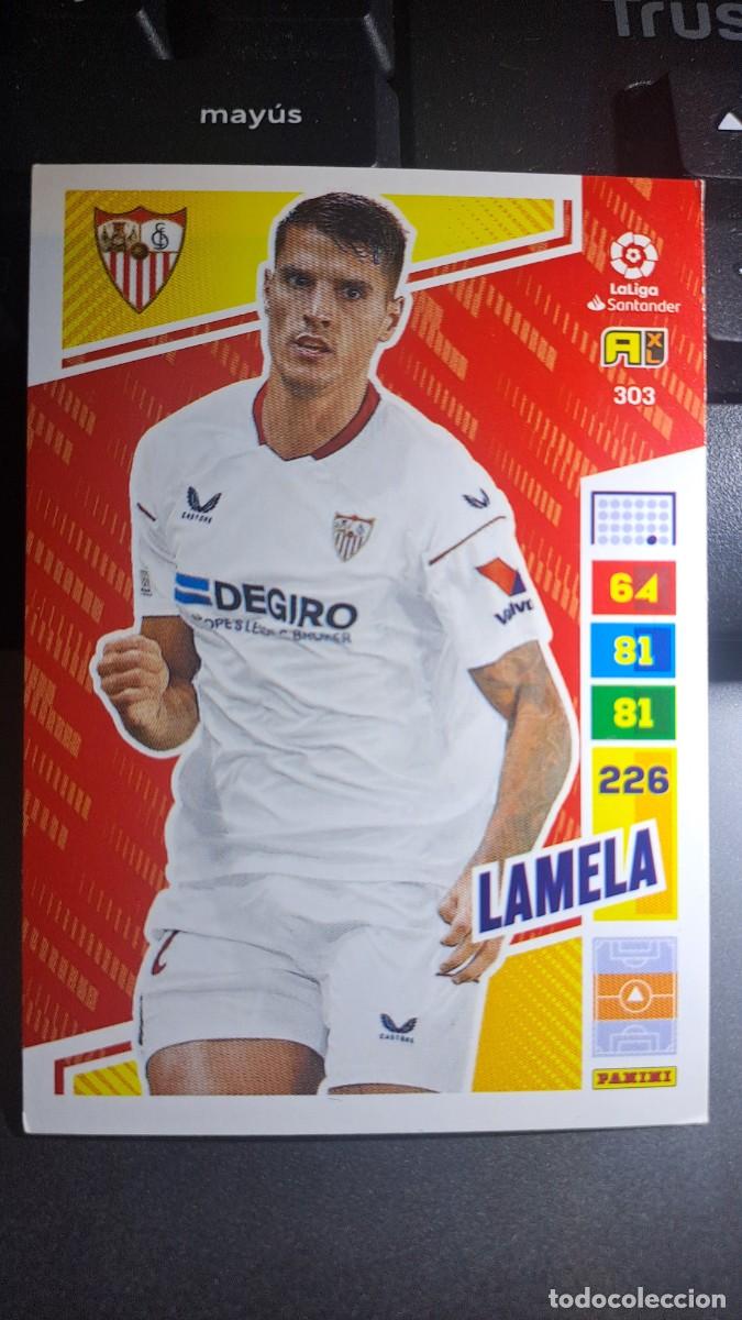 Coleccionismo cromos antiguos: ADRENALYN XL LAMELA 303 SEVILLA CROMO LIGA 2022 2023 22 23 PANINI