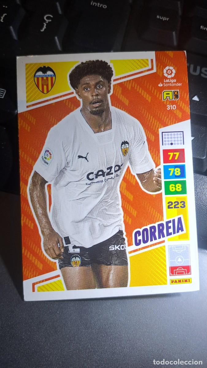 Coleccionismo cromos antiguos: ADRENALYN XL CORREIA 310 VALENCIA CROMO LIGA 2022 2023 22 23 PANINI