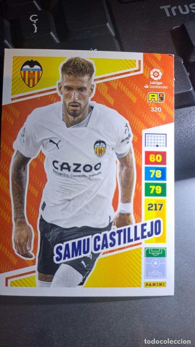 Coleccionismo cromos antiguos: ADRENALYN XL SAMU CASTILLEJO 320 VALENCIA CROMO LIGA 2022 2023 22 23 PANINI