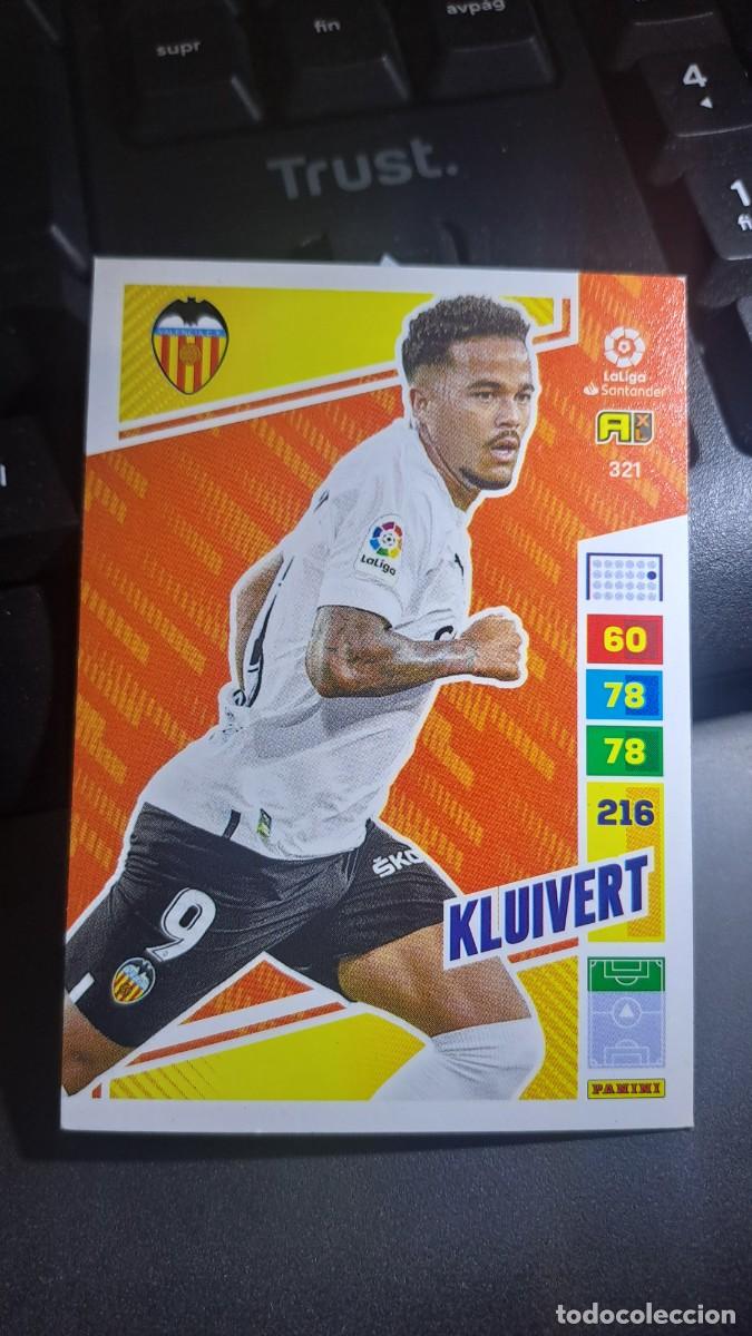 Coleccionismo cromos antiguos: ADRENALYN XL KLUIVERT 321 VALENCIA CROMO LIGA 2022 2023 22 23 PANINI