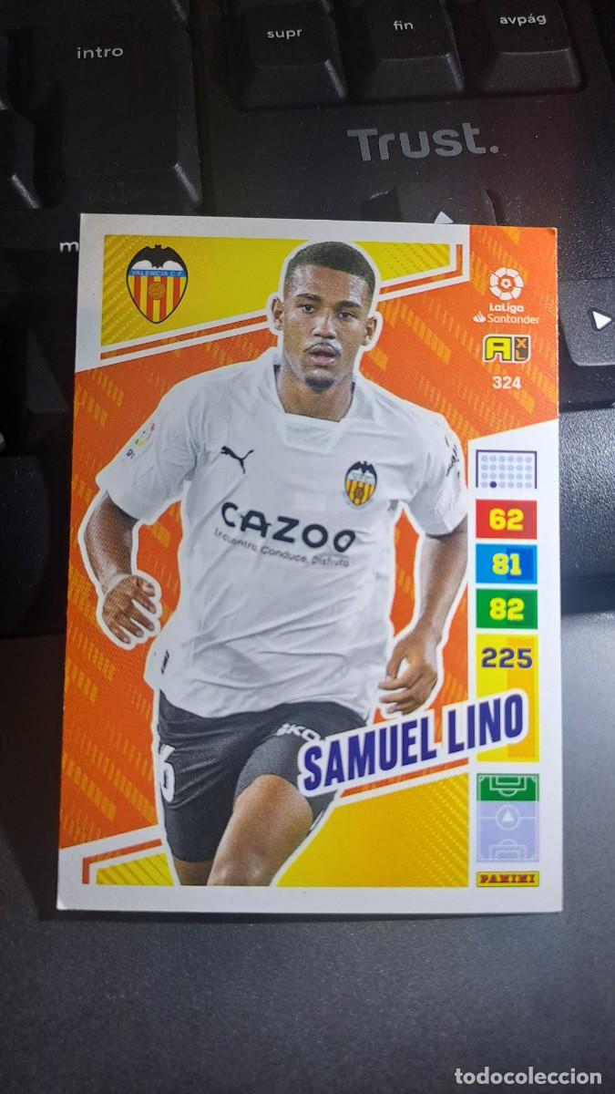 Coleccionismo cromos antiguos: ADRENALYN XL SAMUEL LINO 324 VALENCIA CROMO LIGA 2022 2023 22 23 PANINI