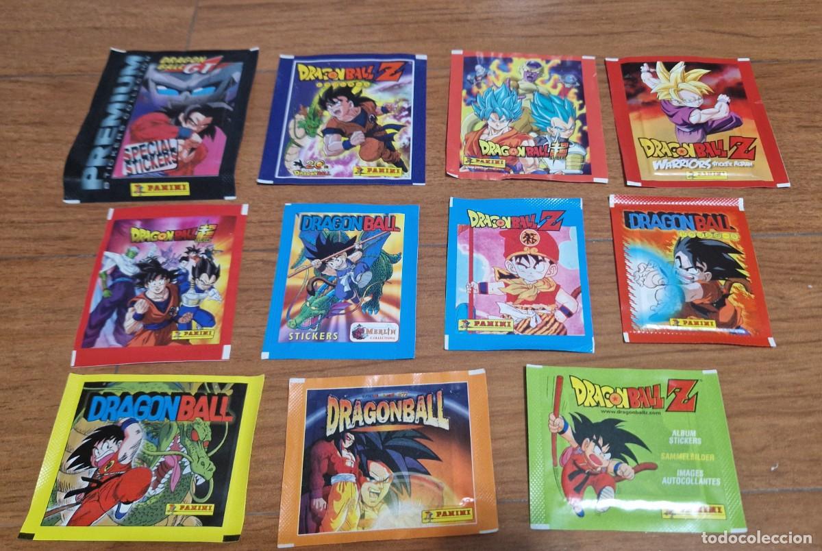 Coleccionismo cromos antiguos: SUPER LOTE DE SOBRES DE CROMOS DRAGON BALL,Z,SUPER,WARRIOR-PANINI