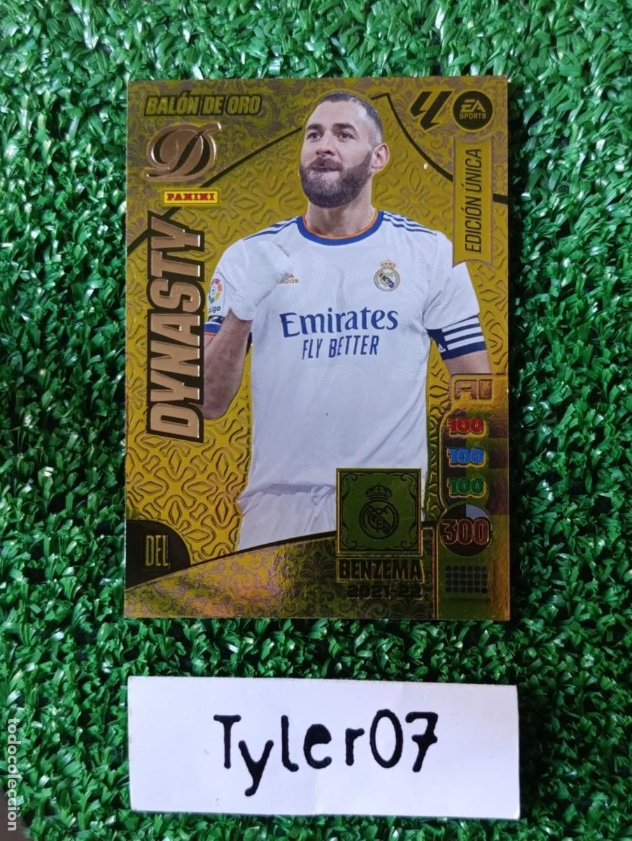 Coleccionismo cromos antiguos: BENZEMA DYNASTY REAL MADRID ADRENALYN XL 2024 2025 24 25