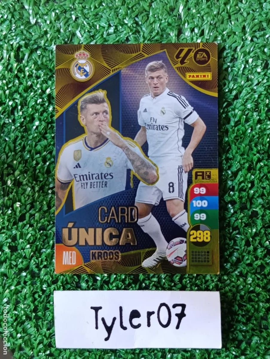 Coleccionismo cromos antiguos: KROOS CARD UNICA REAL MADRID ADRENALYN XL 2024 2025 24 25