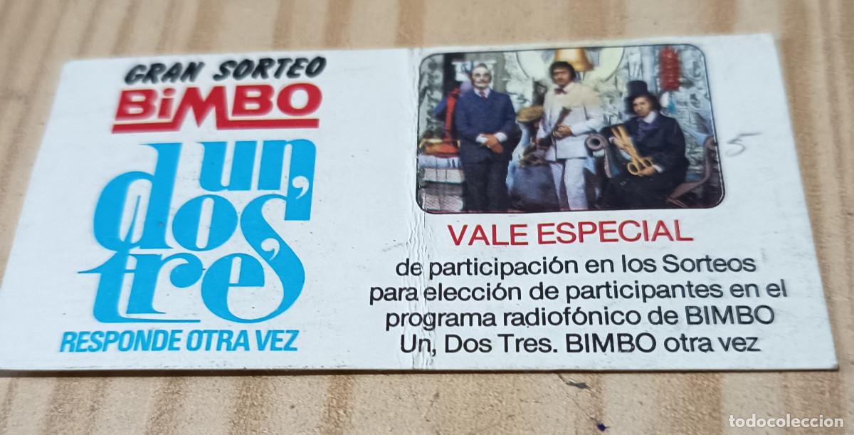 Coleccionismo cromos antiguos: Bimbo Gran Sorteo 1980