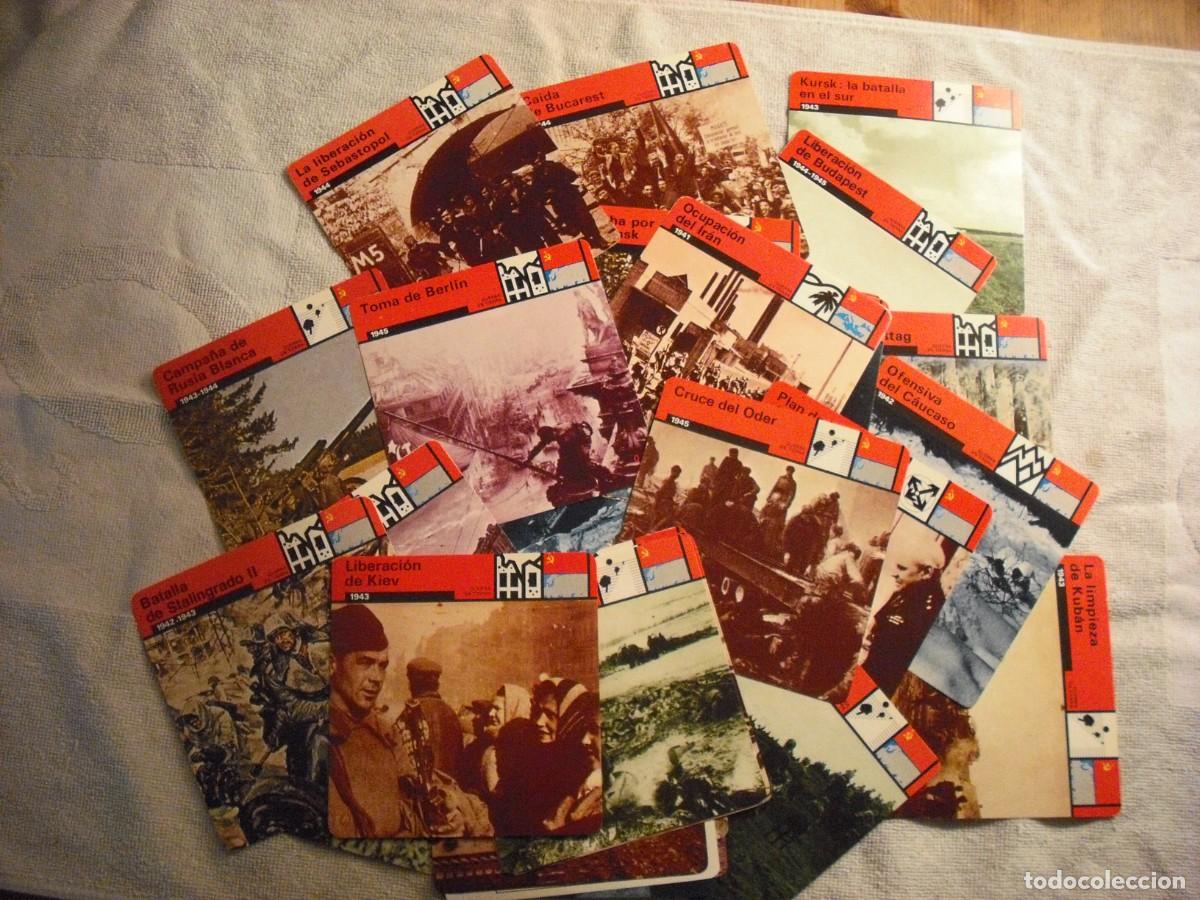 Sammeln alte Sammelbilder: CROMO / FICHA MATEO , LOTE DE 31. GUERRA POR TIERRA DE RUSIA EN LA 2&ordf; GUERRA MUNDIAL . SAPE