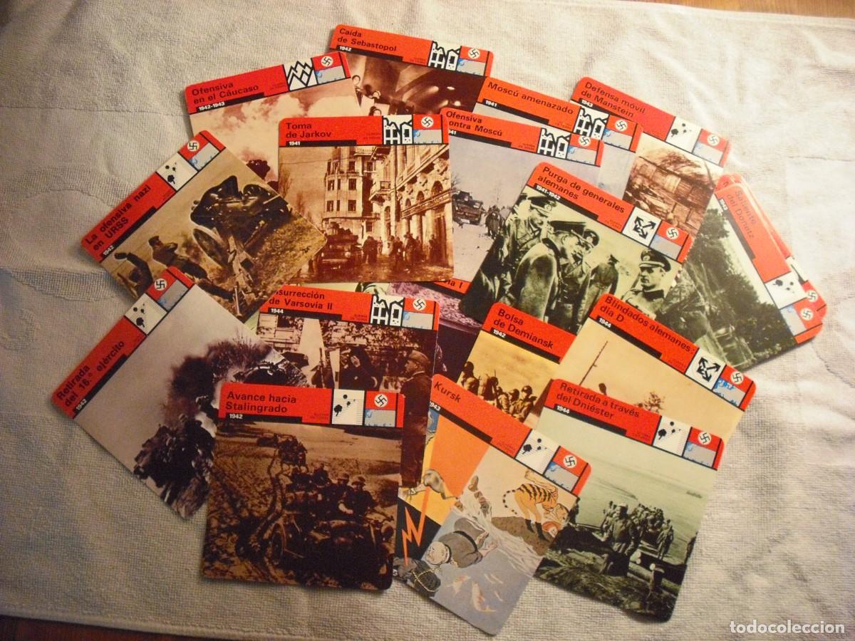 Collectable Antique Stickers: CROMO / FICHA MATEO , LOTE DE 24. GUERRA POR TIERRA DE ALEMANIA EN LA 2&ordf; GUERRA MUNDIAL . SAPE
