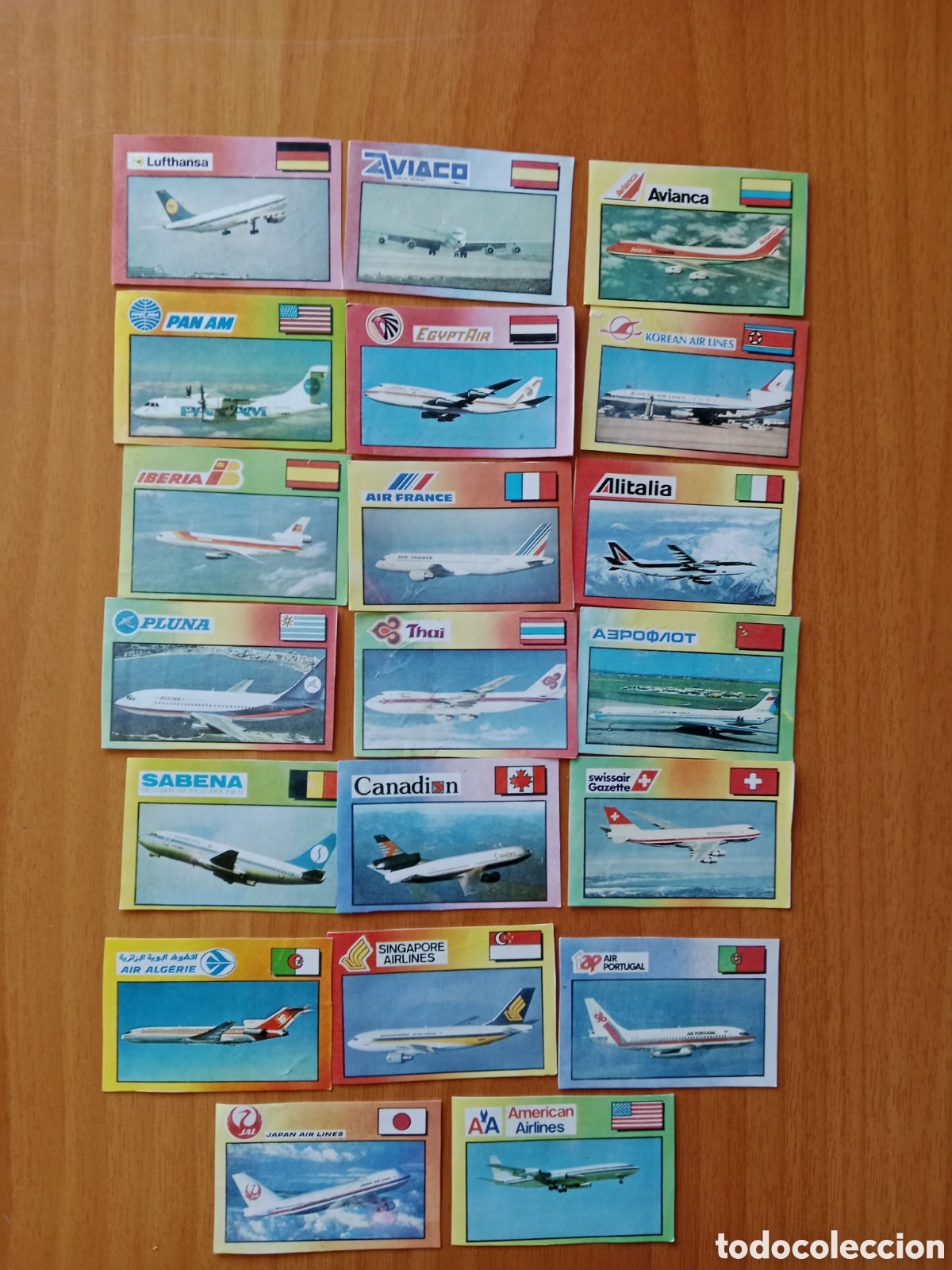 Coleccionismo cromos antiguos: LOTE CROMOS MIX92 AVIONES