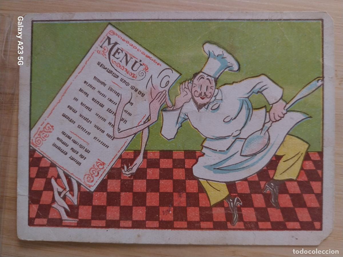 Coleccionismo cromos antiguos: PICHONES RICHELIEU RECETA CROMO 10 CHOCOLATES TORRAS PUBLICIDAD ORIGINAL 11X8CMS -*