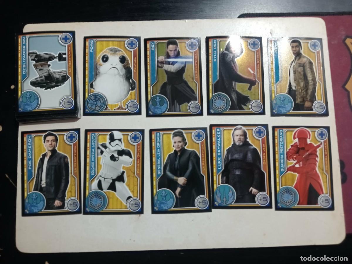 Coleccionismo cromos antiguos: Lote 45 cromos Star Wars El Camino de los Jedi