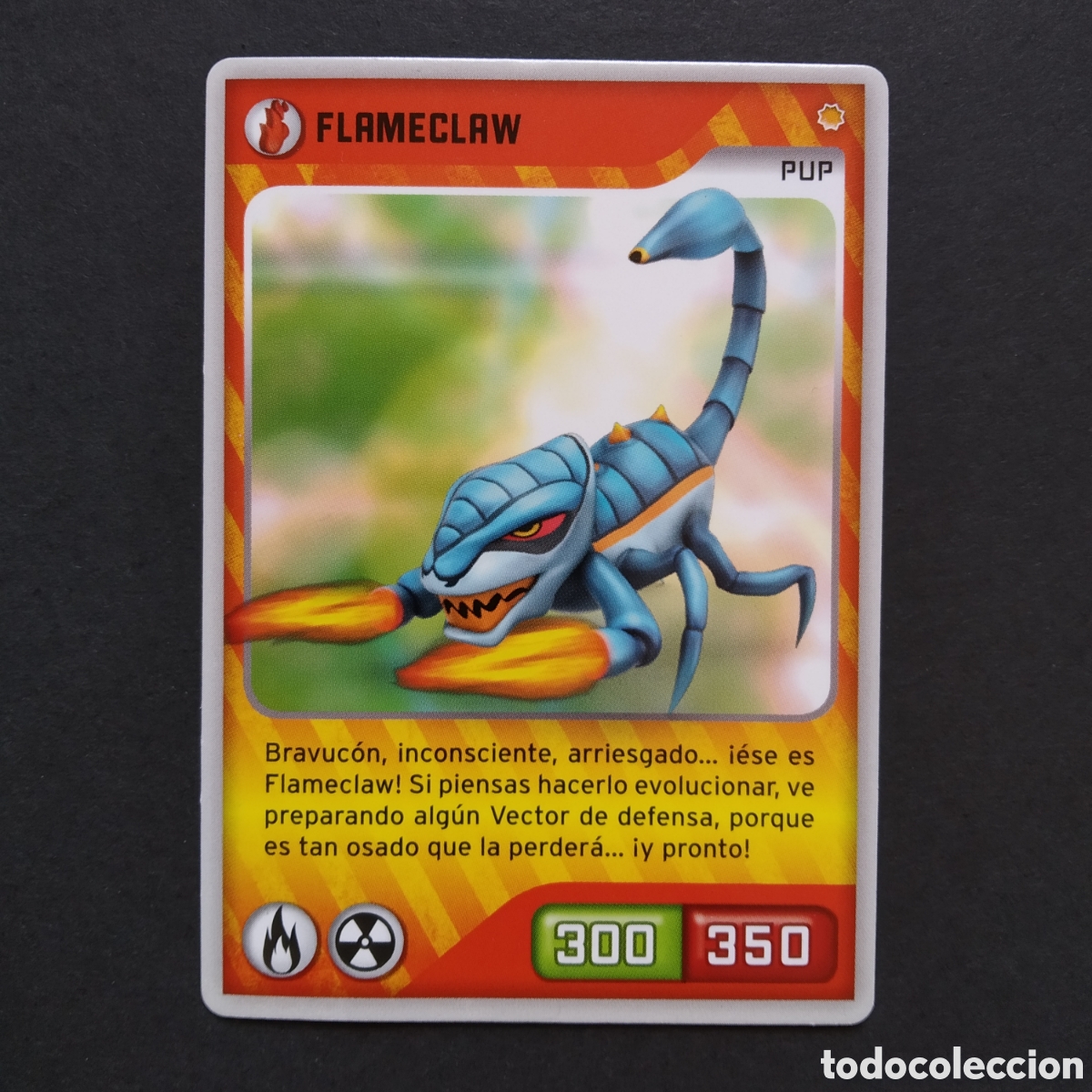 Coleccionismo cromos antiguos: CROMO - N&ordm; 007 - FLAMECLAW - INVIZIMALS, DESAFIOS OCULTOS - PANINI - A&Ntilde;O 2013