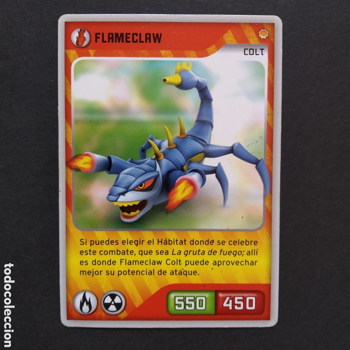 Coleccionismo cromos antiguos: CROMO - N&ordm; 008 - FLAMECLAW - INVIZIMALS, DESAFIOS OCULTOS - PANINI - A&Ntilde;O 2013