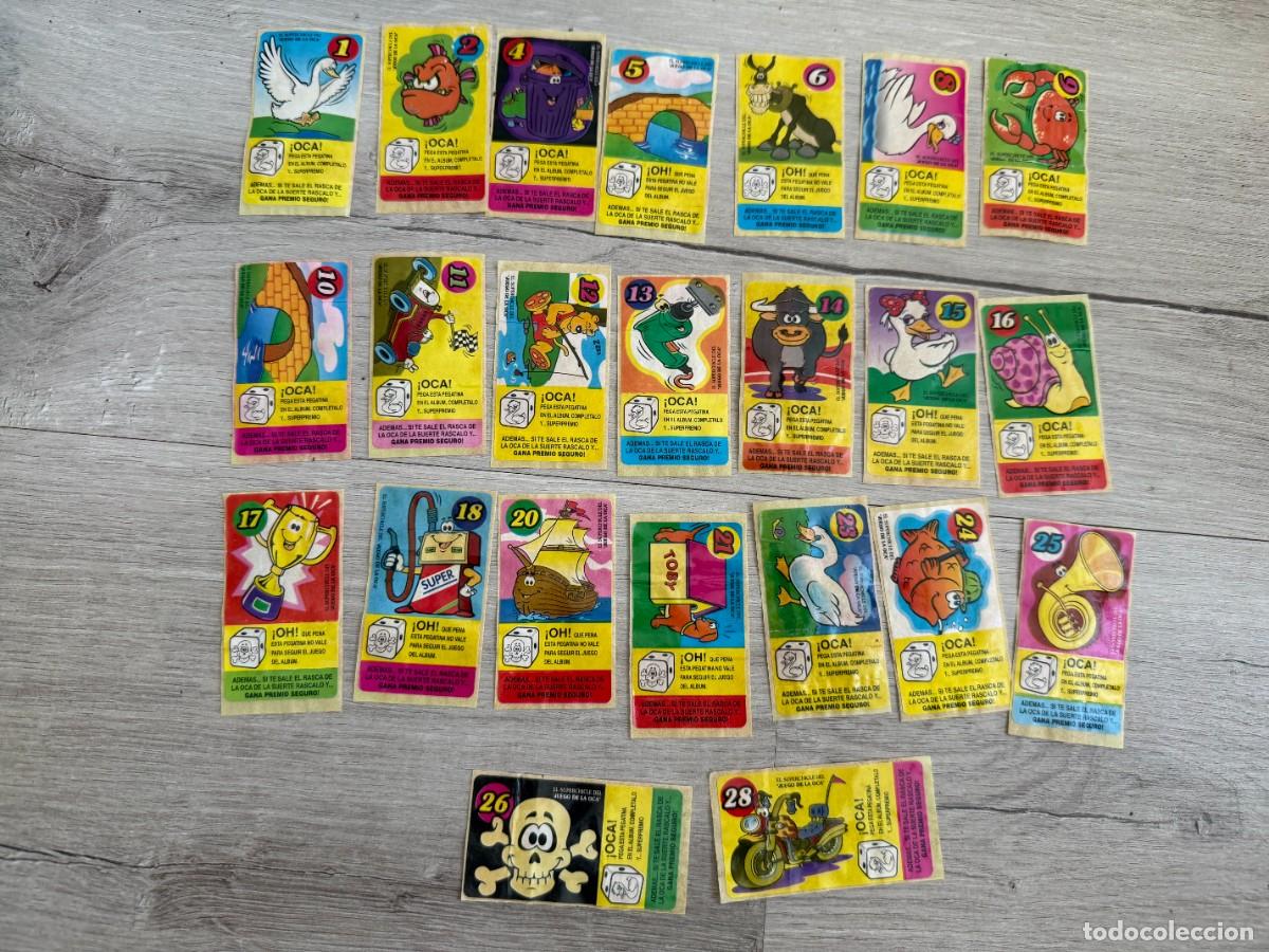 Coleccionismo cromos antiguos: Lote cromos El gran chicle del juego de la oca - Casi completa