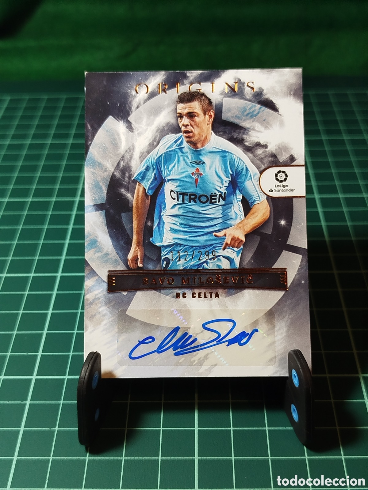 Coleccionismo cromos antiguos: Aut&oacute;grafo Savo Milosevic Celta de Vigo