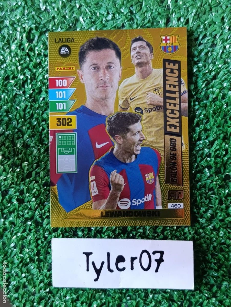 Coleccionismo cromos antiguos: LEWANDOWSKI 469 BARCELONA BALON DE ORO EXCELLENCE ADRENALYN XL 2023 2024 23 24