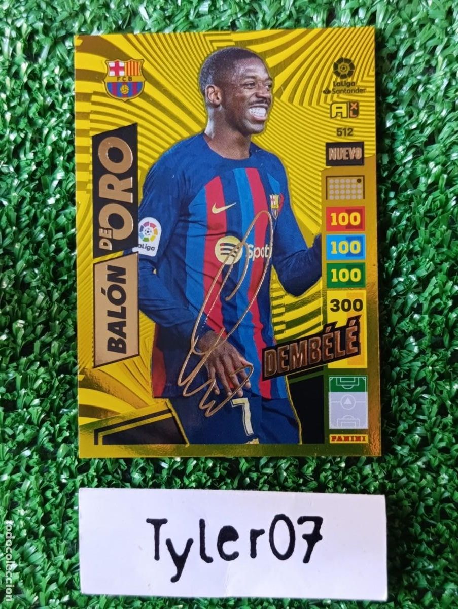Coleccionismo cromos antiguos: DEMBEL&Eacute; 512 BARCELONA BALON DE ORO ADRENALYN XL 2022 2023 22 23