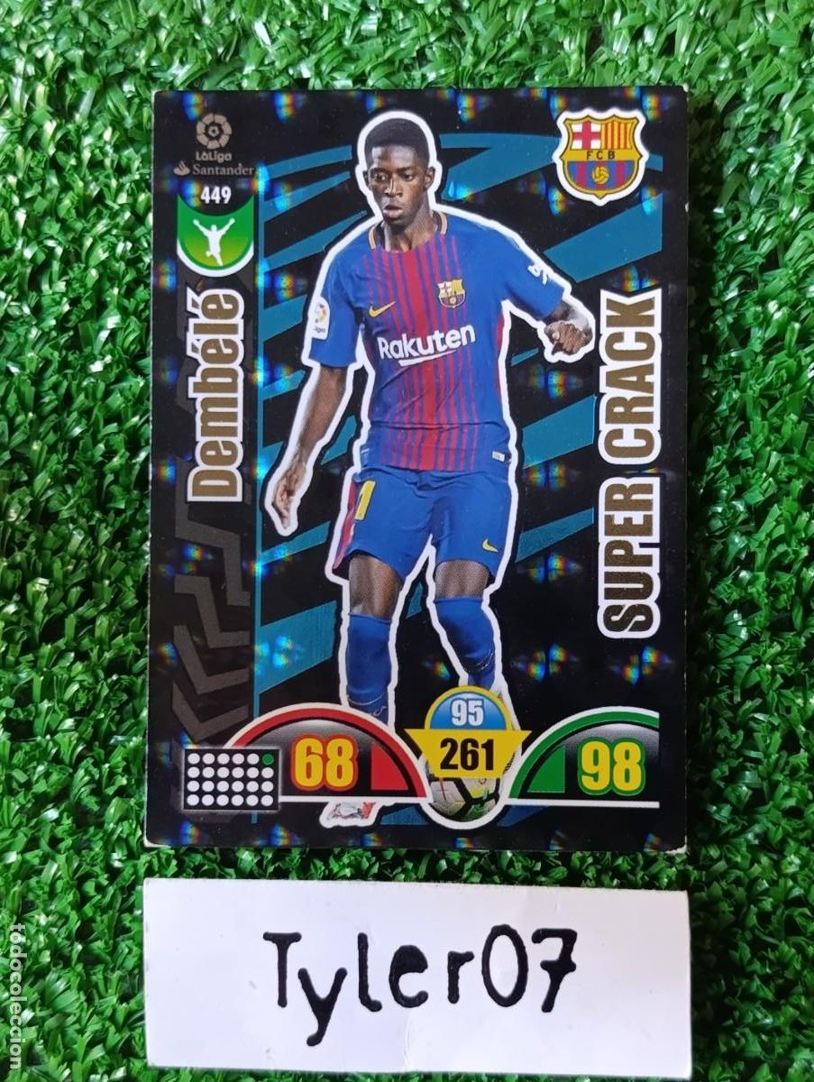 Coleccionismo cromos antiguos: DEMBEL&Eacute; 449 SUPER CRACK BARCELONA ADRENALYN XL 2017 2018 17 18