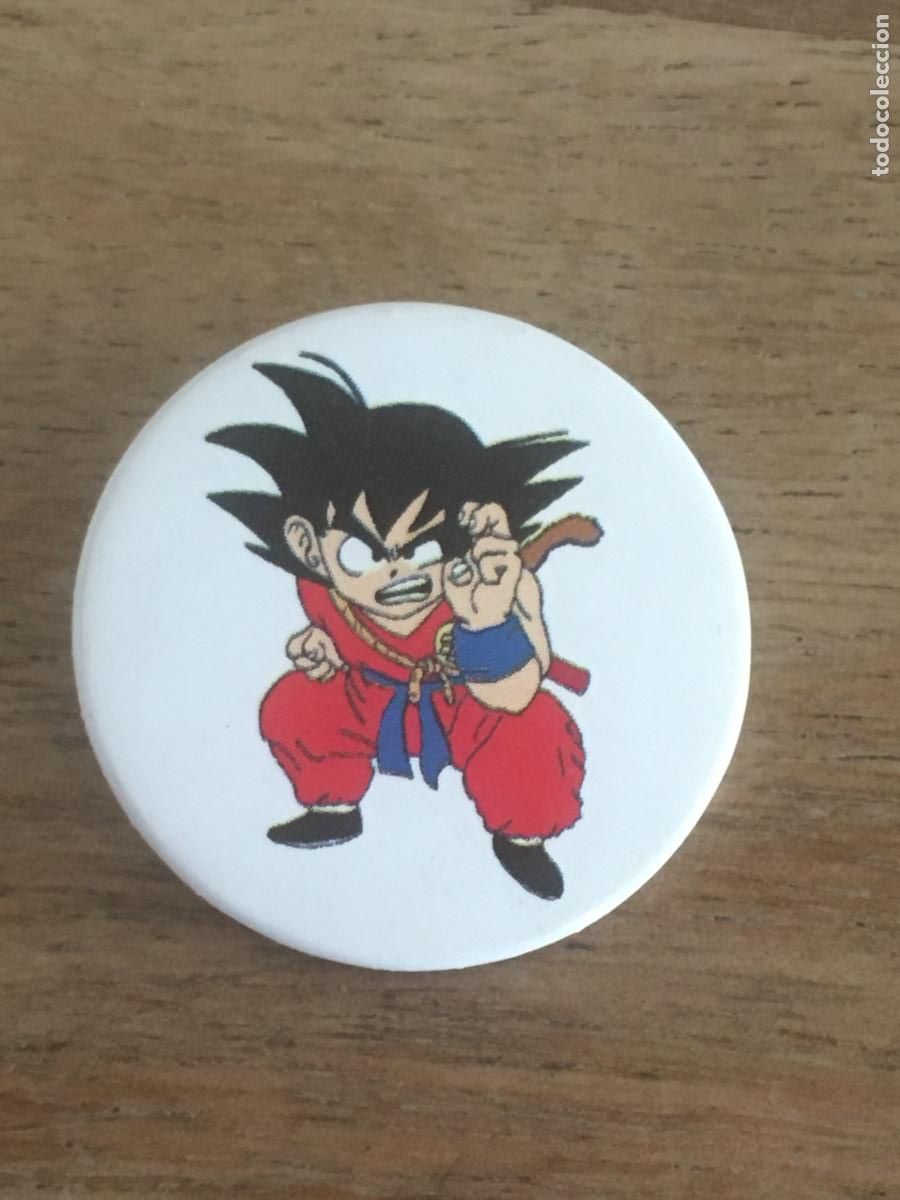 Coleccionismo cromos antiguos: dragon ball chapa metalica original antigua de epoca