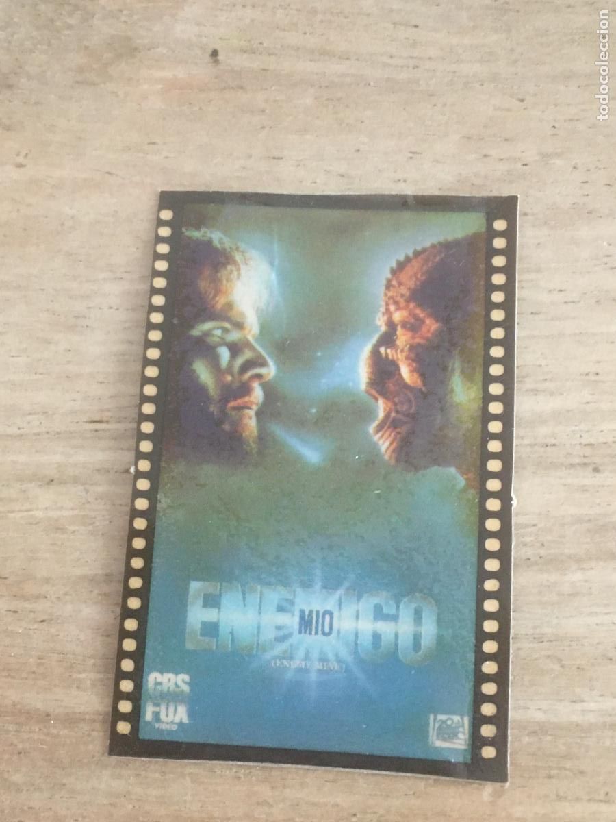 Coleccionismo cromos antiguos: phoskitos pasatelo de cine enemigo mio cromo original nunca pegado