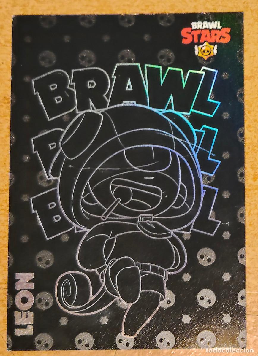 Coleccionismo cromos antiguos: Carta Brawl Stars Leon - Panini