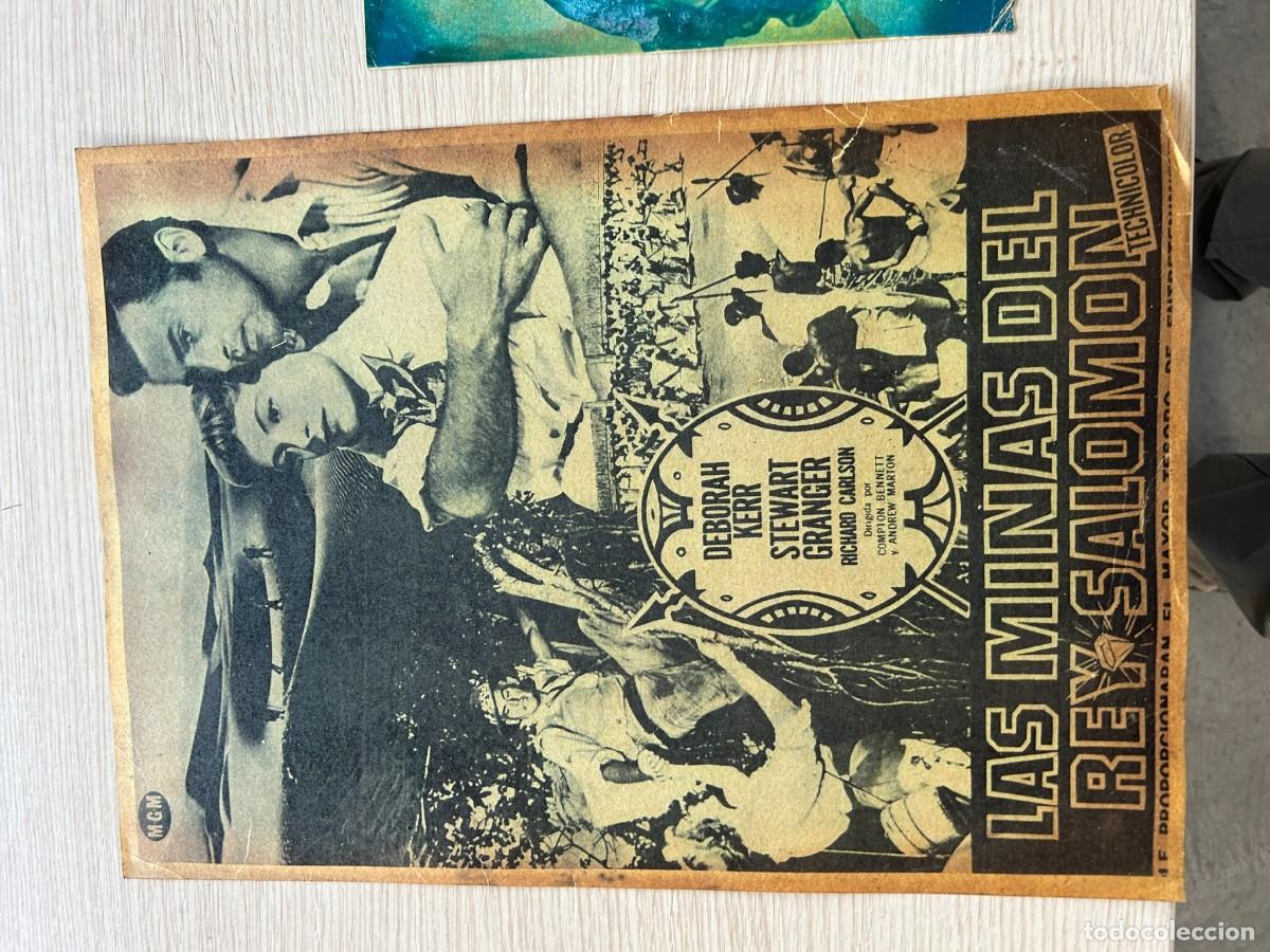 Coleccionismo cromos antiguos: LAS MINAS DEL REY SALOMON POSTER 42X30 COMO SE VE