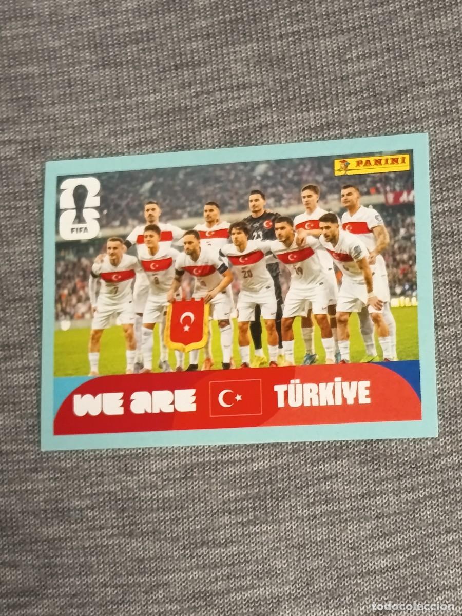 Coleccionismo cromos antiguos: ALINEACI&Oacute;N DE TURQUIA TUR 13 STICKER MUNDIAL 2026 PANINI FIFA WORLD CUP NUEVO