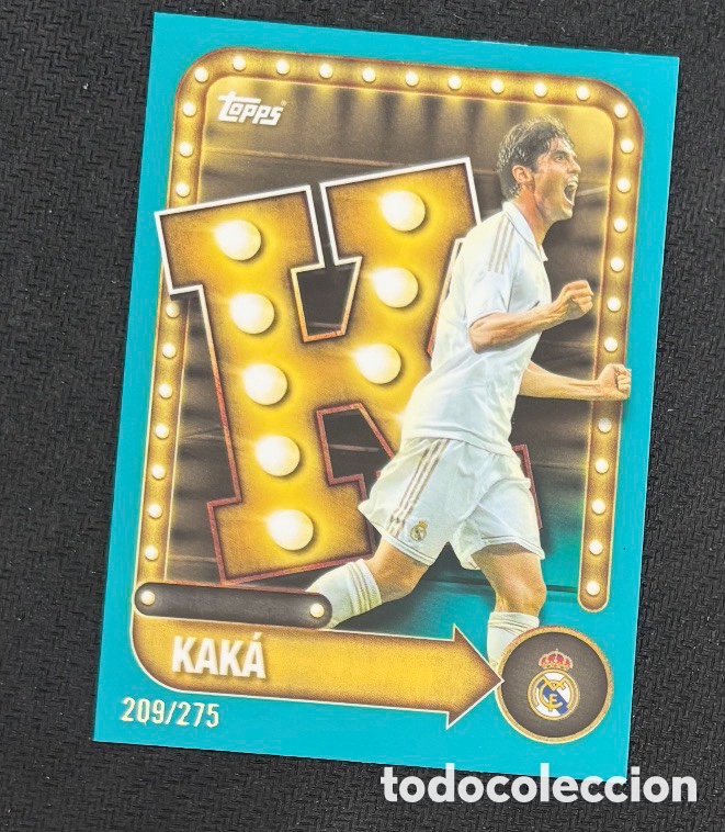 Coleccionismo cromos antiguos: Kaka numerada 209/275 Topps Real Madrid Collector Tin 2025/26