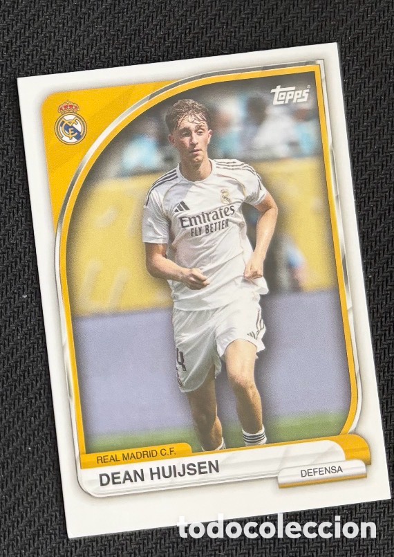 Coleccionismo cromos antiguos: DEAN HUIJSEN Topps Real Madrid Collector Tin 2025/26