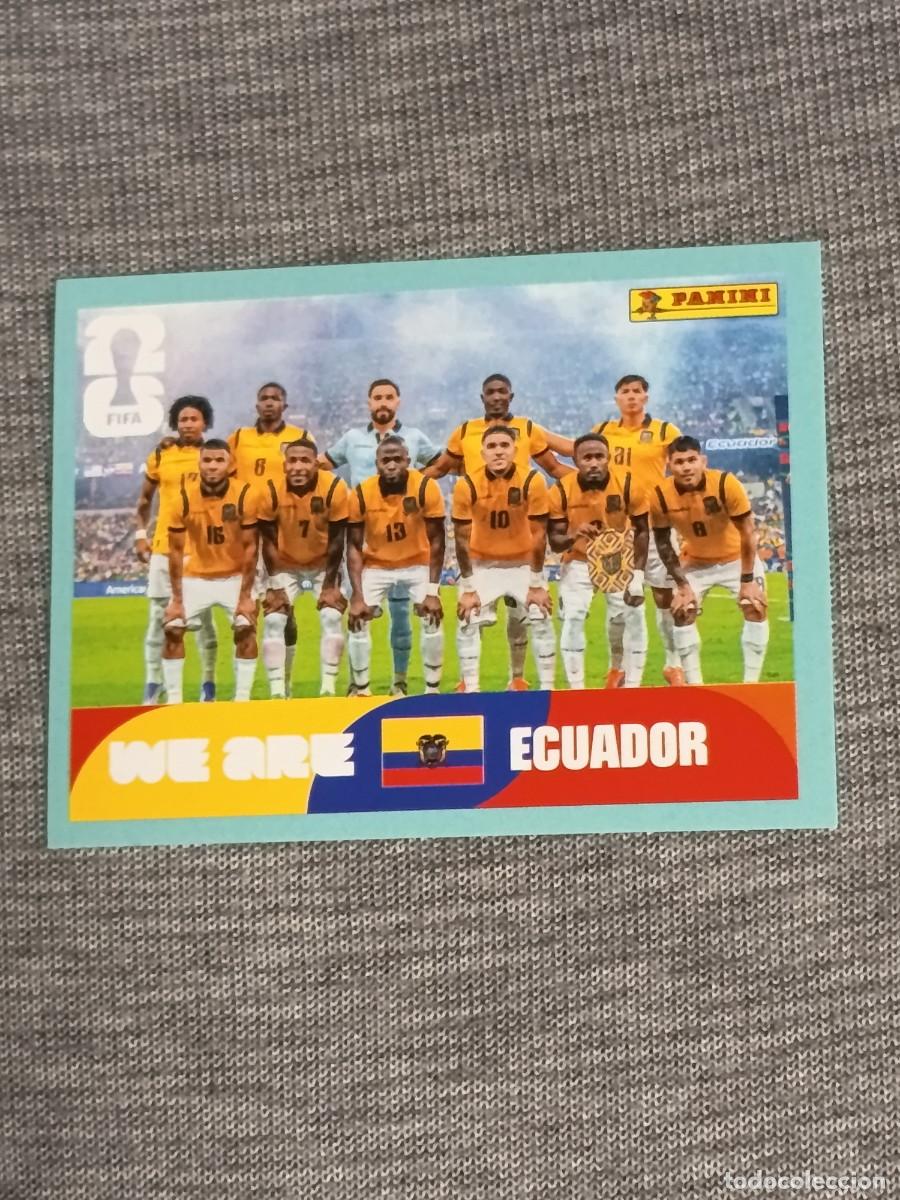 Coleccionismo cromos antiguos: ALINEACI&Oacute;N DE ECUADOR ECU 13 STICKER MUNDIAL 2026 PANINI FIFA WORLD CUP NUEVO