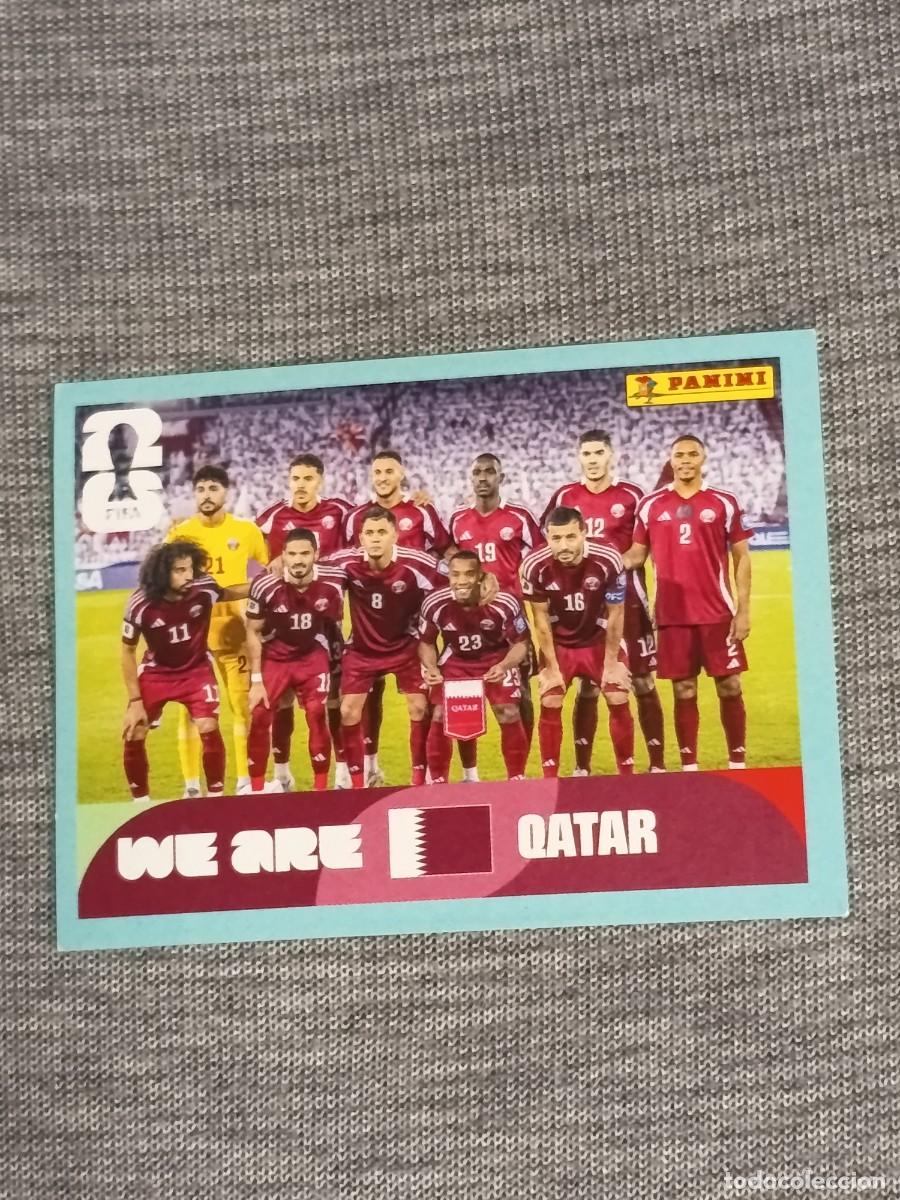 Coleccionismo cromos antiguos: ALINEACI&Oacute;N DE QATAR QAT 13 STICKER MUNDIAL 2026 PANINI FIFA WORLD CUP NUEVO